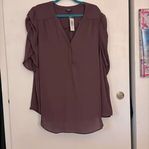 Purple Torrid size 4 Harper blouse. NWT.
